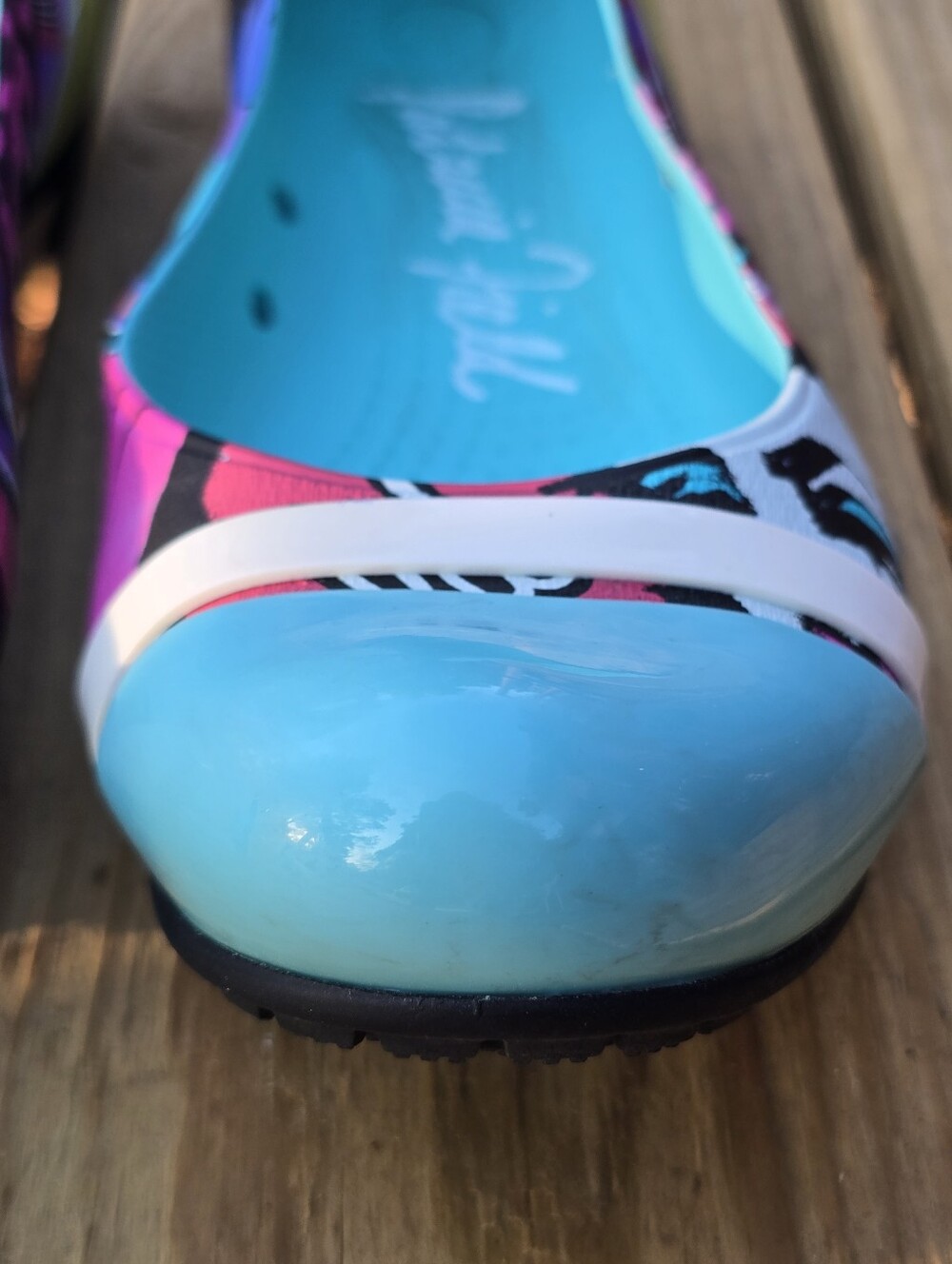 Rare, Crocs x Patricia Field Cap Toe House of Field Flats, Sz 10 - Picture 3 of 10